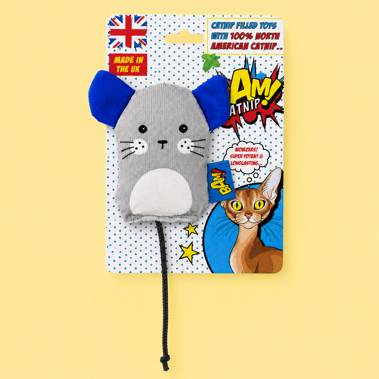 Martin Mouse BAM Catnip Toy