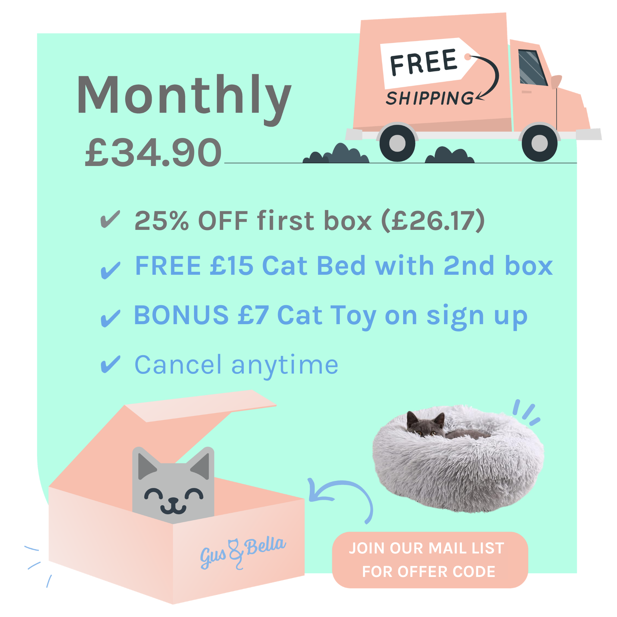 Monthly Cat Box
