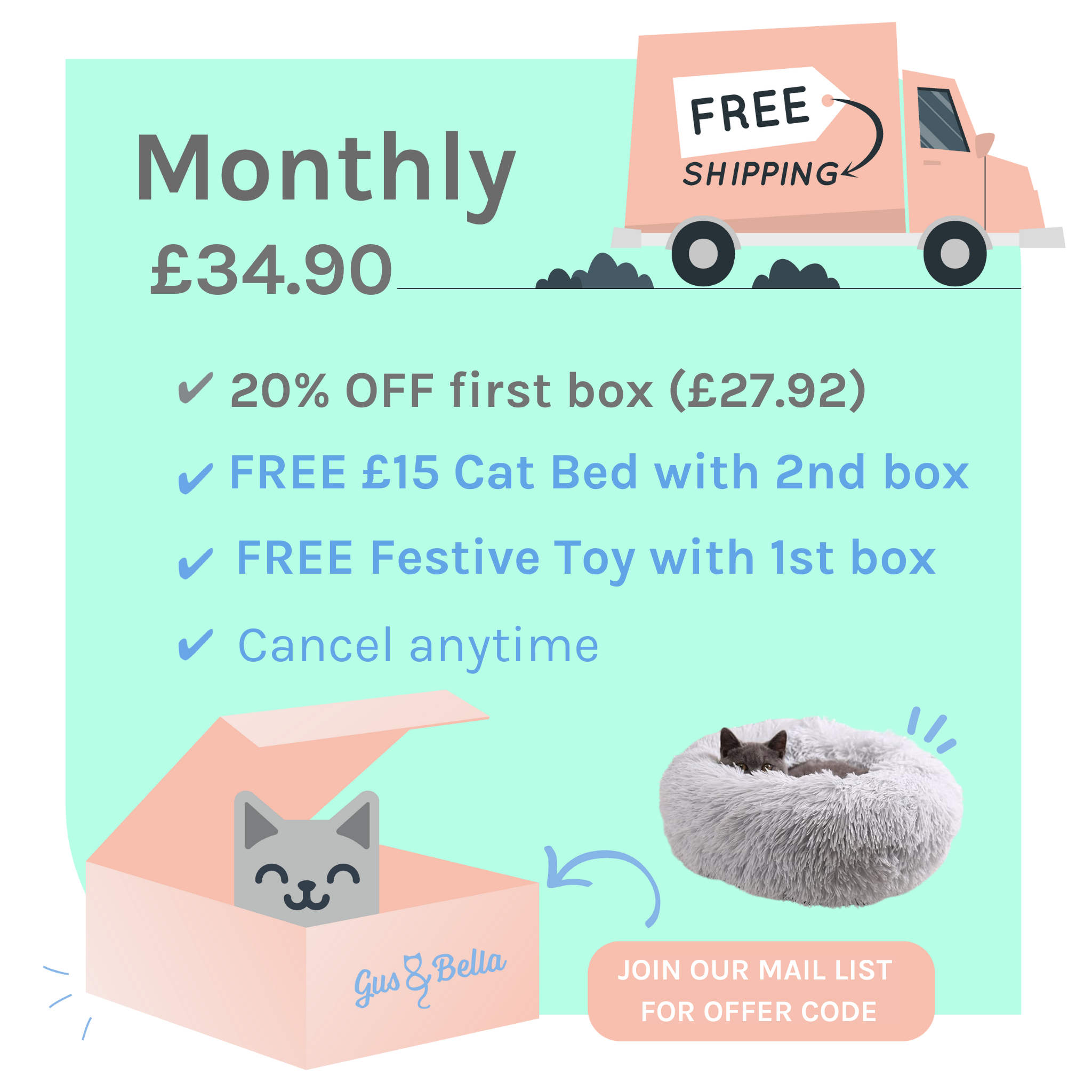 Monthly Cat Box