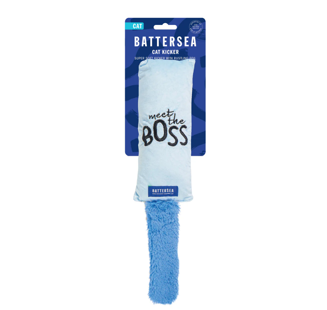 'Who's The Boss' - Battersea Catnip Kicker Toy