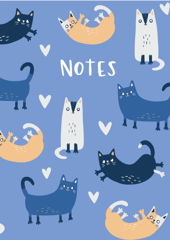 Lucy Maggie Designed Cats Notebook