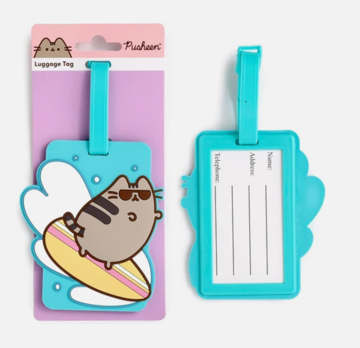 Pusheen Luggage Tag